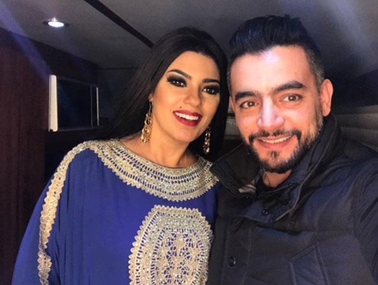 هاني سلامة وعزة مجاهد في كواليس فوق السحاب