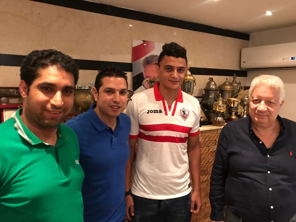 أول صور لعمر السعيد بعد انضمامه لنادي الزمالك