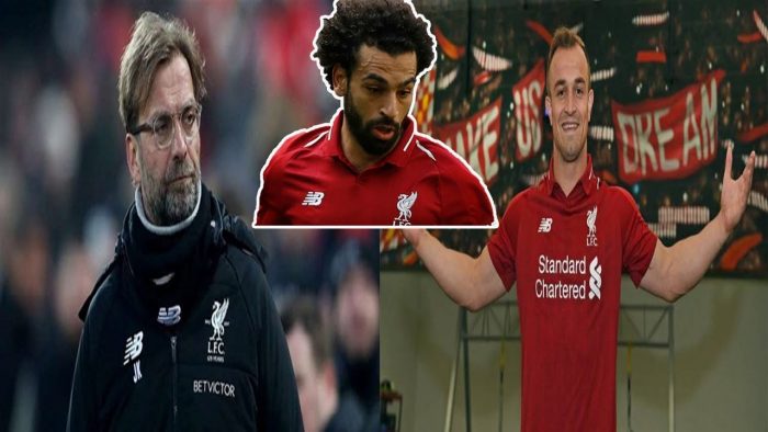 جلوس محمد صلاح على الدكة لصالح شاكيري