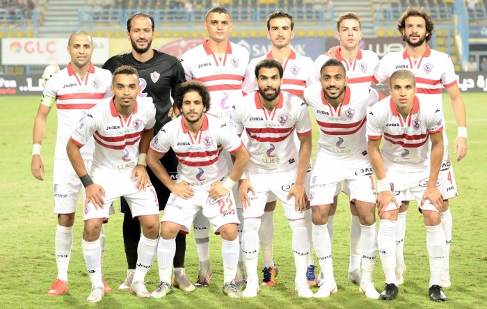 قائمة الزمالك لمواجهة الانتاج الحربي