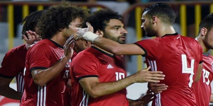 هدف محمد صلاح مع منتخب مصر