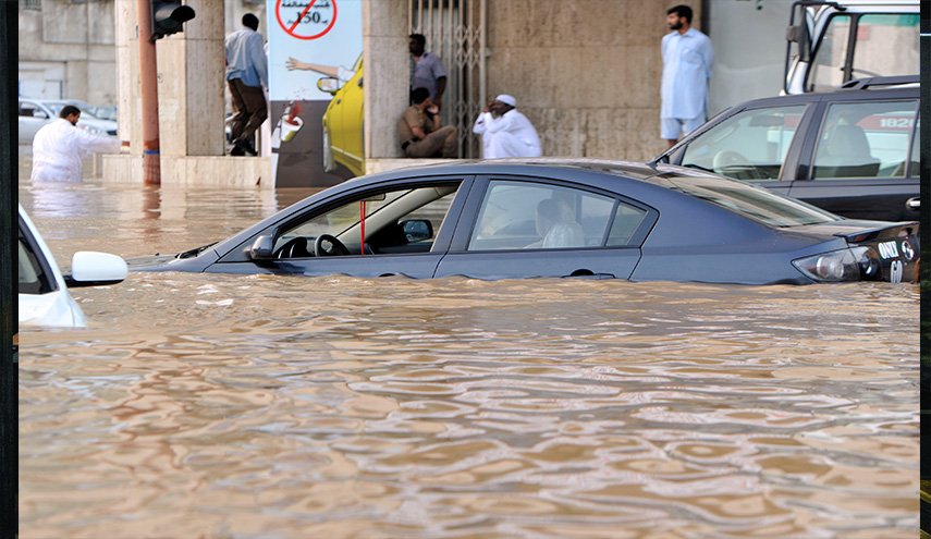 فيديوهات مرعبة للسيول في الأردن