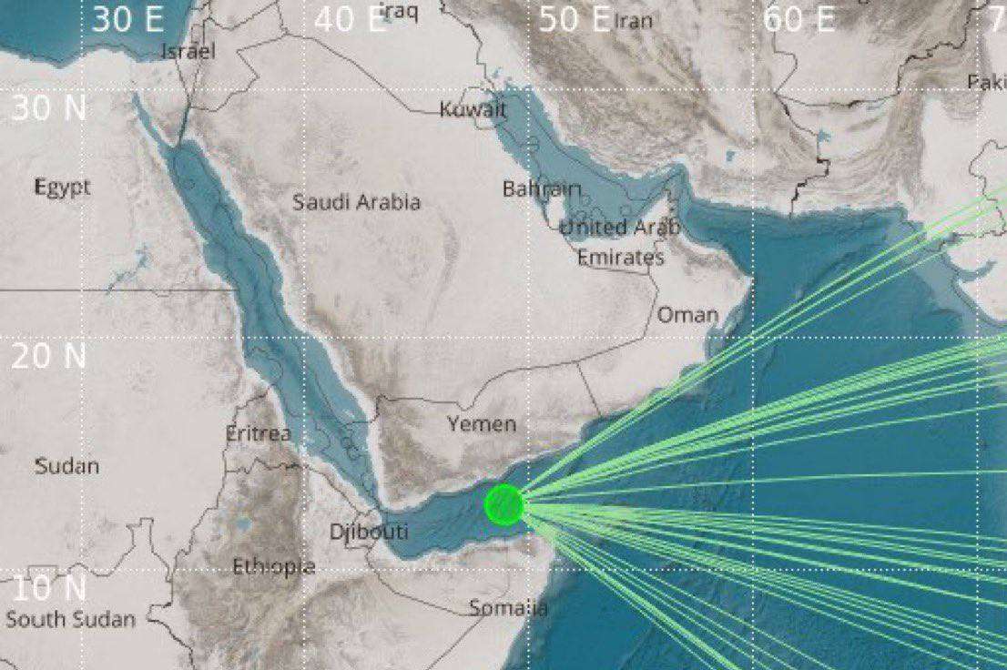 7 زلازل متتالية تضرب خليج عدن