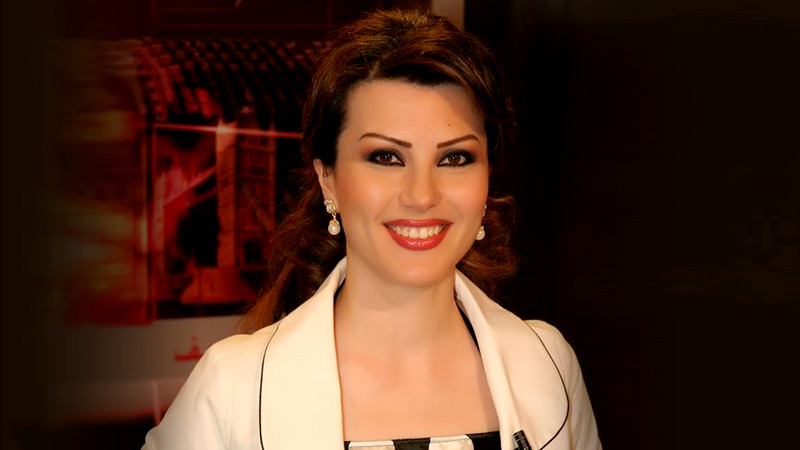 المذيعة السورية لينا علوش