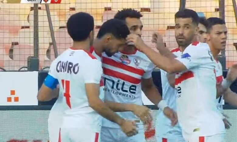 أهداف مباراة الزمالك وسيراميكا كليوباترا اليوم في الدوري المصري