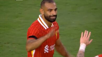 هدف محمد صلاح فى مباراة ليفربول وارسنال اليوم