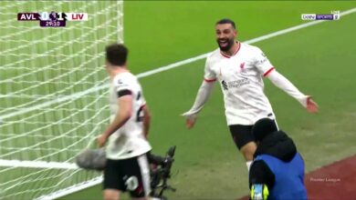 أهداف مباراة ليفربول وأستون فيلا اليوم في الدوري الإنجليزي